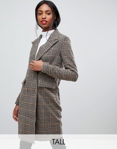 Двубортный блейзер в клетку Vero Moda Tall-Мульти