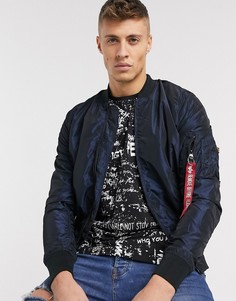 Куртка в стиле MA-1 от Alpha Industries-Синий