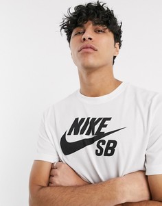 Белая футболка Nike SB-Белый