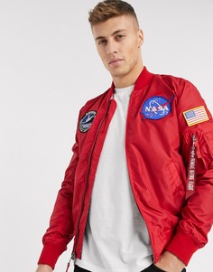 Двусторонняя нейлоновая куртка Alpha Industries-Красный