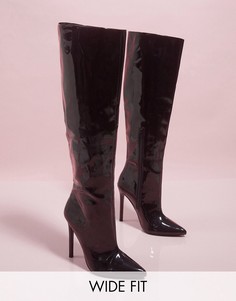 Сапоги для широкой стопы ASOS DESIGN-Черный