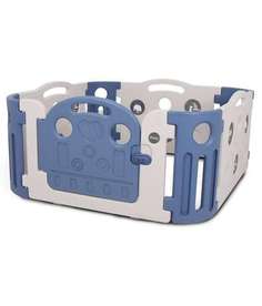 Манеж iFam Deluxe Learning 132x132x64,5 синий