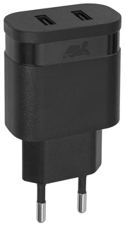 Сетевое зарядное устройство RivaCase 2 USB 2,4A Black