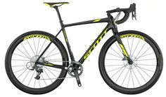 Велосипед Scott Addict CX 10 disc 2017 22" черный