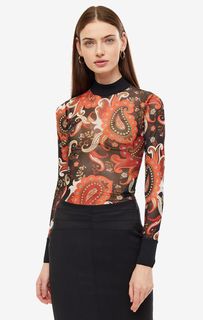 Блуза женская MARCIANO Guess 94G605-6875Z-P9AE черная/разноцветная S