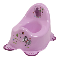 Горшок детский ОКТ Бегемотик лиловый OKT