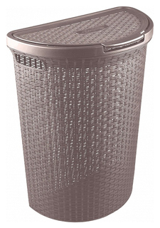 Корзина для белья с крышкой Econova Eco Style