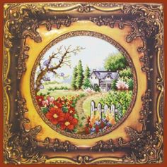 Набор для вышивания Hobby&Pro "Весна", 20х20 см, S-010