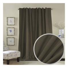 Штора Amore MioCaitlyn коричневый