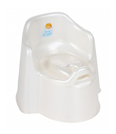 Горшок детский Plastic Centre Little King белый перламутр