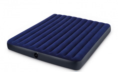 Intex, 64755, Надувной матрас Classic Downy Airbed Fiber-Tech, 183х203х25см