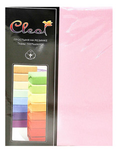 Простыня Cleo innes 140 х 200 см светло-розовый