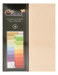 Простыня Cleo innes 140 х 200 см бежевый
