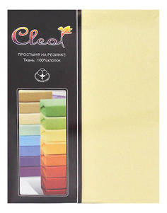 Простыня Cleo innes 140 х 200 см светло-желтый