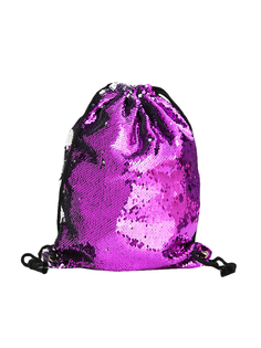 Мешок для обуви Bright Dreams с пайетками фиолетовый МихиМихи