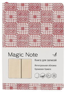 Записная книжка Канц-Эксмо Magic Note А6+, 96 листов, Красная