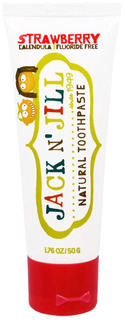 Jack n jill зубная паста для детей органическая "клубника" 50 г