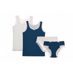 Комплект 2 предмета BUONUMARE, цв. темно-синий, 140 р-р