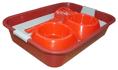 Набор для котят и кошек Сибирская кошка, двойная миска, лоток, совок