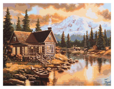 Рисование по номерам Фабрика Творчества «Домик в лесу»