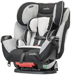 Автокресло Evenflo Symphony LX группа 0/1/2/3, Серый-Белый