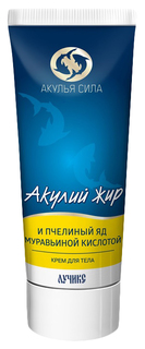 Крем для тела Акулий жир и Пчелиный яд с муравьиной кислотой 75 мл ЛУЧиКС