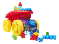 Конструктор пластиковый Mattel inc Mega Bloks Веселый вагончик