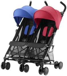 Коляска для двойни Britax Holiday Double Red/Blue mix