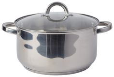 Кастрюля с крышкой 6,3 л mitte Basic