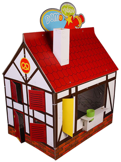 Домик-раскраска в рост ребенка с цветным декором "ЙОХО" Yohocube