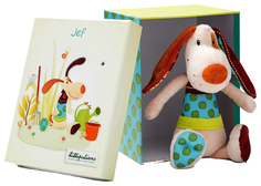 Lilliputiens игрушка "собачка джеф"; подарочная упаковка