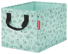 Коробка для хранения детская Storagebox cats and dogs mint Reisenthel