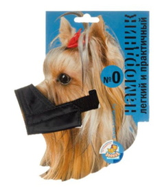 Намордник для собак Зооник №1, матерчатый, на блистере