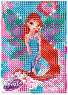 Мозаика алмазная для детей Феи ВИНКС: Блум Winx