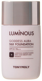 Основа для макияжа Tony Moly Luminous Goddess Aura Silk Foundation 02 Warm Beige 45 мл
