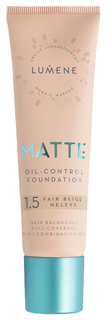 Тональный крем Lumene Matte Oil-control Foundation 1.5 Fair Beige 30 мл