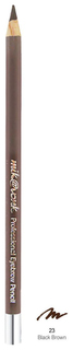 Карандаш для бровей MIKATVONK Professional Eyebrow 23 Black Brown 1,9 г Mik@Vonk