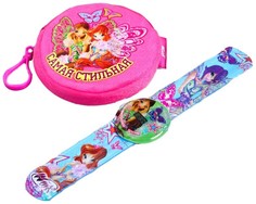 Набор часы и кошелек "Самая стильная", феи ВИНКС Winx