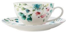 Чашка с блюдцем 400 мл Hoff Primavera