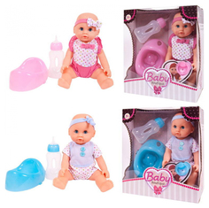 Кукла-Пупс пьет и писает Пвх 2 вида, 25 см A Btoys
