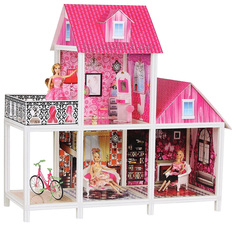 Кукольный домик + 3 куклы Zhorya