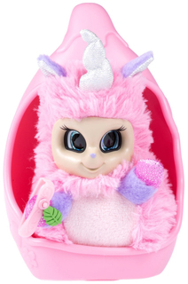 Игровой набор Bush Baby World "Пушастики" - Единорог Ула с коконом 1TOY