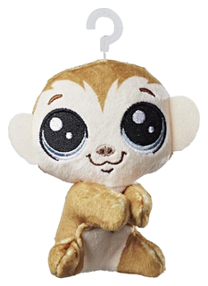 Мягкая игрушка "Литл Пет Шоп" на застежке - Обезьянка, 10 см Hasbro
