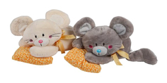 Мягкая игрушка животное Fluffy Family Мышонок Мики лежебока 681603