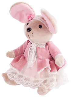 Мышка шарнирная Lady mouse "Розочка" в пальто 681203 Fluffy Family