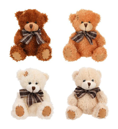 Мишка Заплаткин 15 см, в дисплее. Fluffy Family