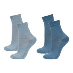 Комплект носков 2 пары Janus, цв. бирюзовый, 35-39 р-р