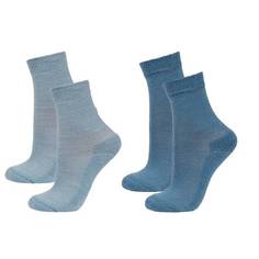 Комплект носков 2 пары Janus, цв. бирюзовый, 30-34 р-р