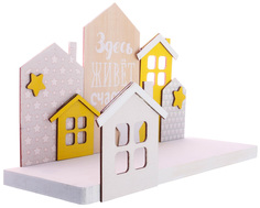 Полка детская "Здесь живёт счастье" Sima-Land