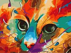 Картина по номерам Paintboy "Арт-кот", 40x50 см
